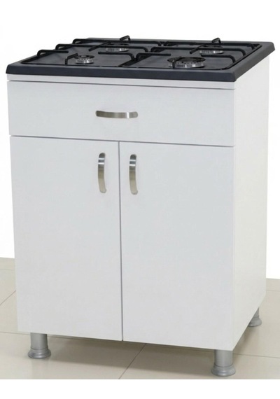 Bmd Mobilya 60x58x85 Cm Set Altı Ocak Dolabı 1 Çekmeceli Mutfak Dolabı Ankastre Ocak Alt Modülü Çok Amaçlı Depolama Dolabı Beyaz Bmd Mobilya 60x58x85 Cm Set Altı Ocak Dolabı 1 Çekmeceli Mutfak Dolabı Ankastre Ocak Alt Modülü Çok Amaçlı Depolama Dolabı Beyaz