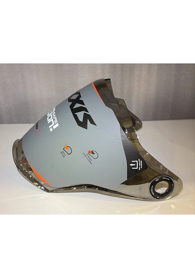 Kask Camı Axxis V-38 Silver Gümüş Blazer 2026 Çok Renkli
