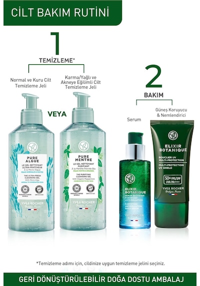 Yves Rocher Bitkisel Antioksidan Elixir Botanique Leke Karşıtı 50 SPF Yüz Güneş Kremi-E vitamini-30 ML