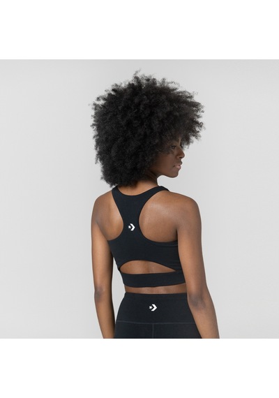 Converse Wordmark Kadın Siyah Bra Top
