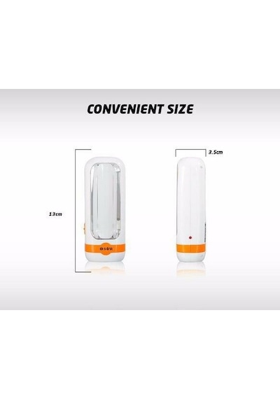 S-link Sl-8677 1+10 Ledli Şarjlı Işıldak