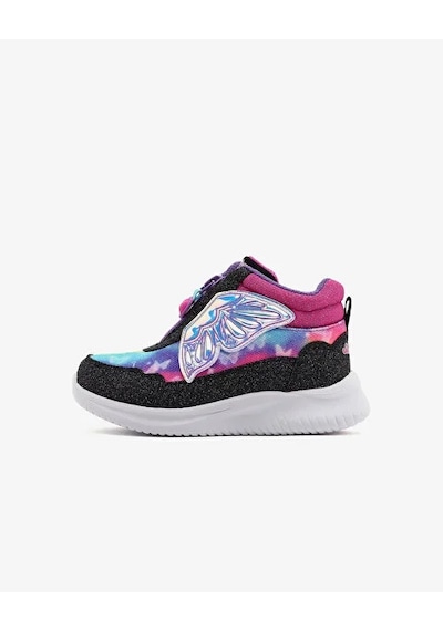 Skechers Jumpsters Kız Çocuk Siyah Işıklı Bot Siyah