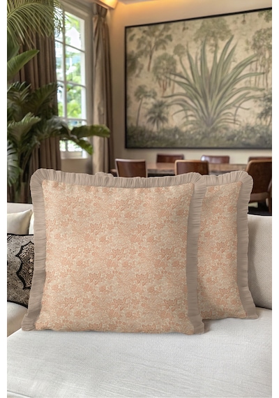 Çiçek Desenli Botanik Saçaklı Yastık Kılıfı - Romantik Bahçe Boho Bej Krem Püsküllü Kırlent Kılıfı Buzlu Lagün Lime Çiçek Desenli Botanik Saçaklı Yastık Kılıfı - Romantik Bahçe Boho Bej Krem Püsküllü Kırlent Kılıfı Buzlu Lagün Lime