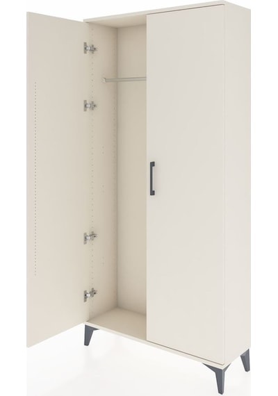 Arges Dolap 2 Kapaklı Tek Askılı 88x30x182 Aytaşı-aytaşı Aytaşı