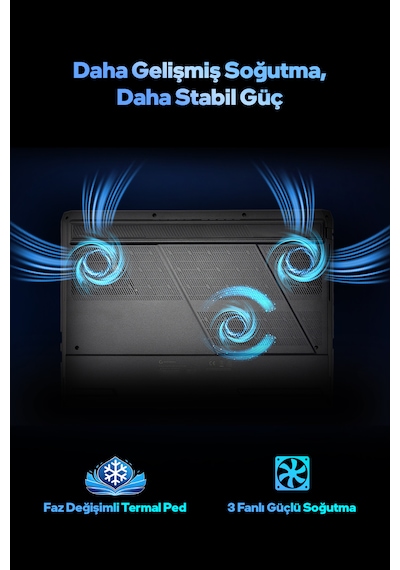 Game Garaj Slayer R7T2-5060-C1 Ryzen 7 255 16 GB 500 GB SSD RTX5060 15.3" Free Dos Dizüstü Bilgisayar