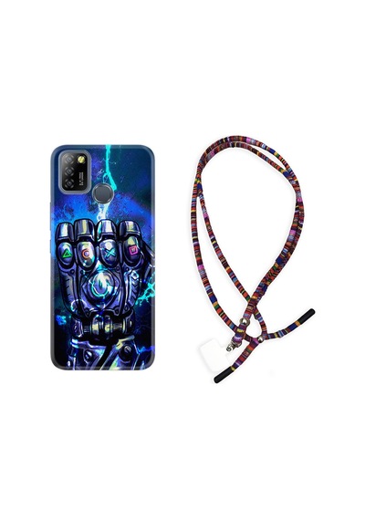 Infinix Smart 5 Kılıf Rasta Boyun Askılı Thunder Play 1760