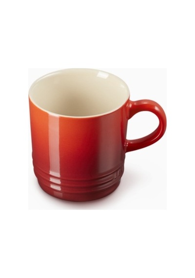 Le Creuset Seramik Cappuccino Kupası Lüks Ve Zarif Kupalar Kırmızı 2