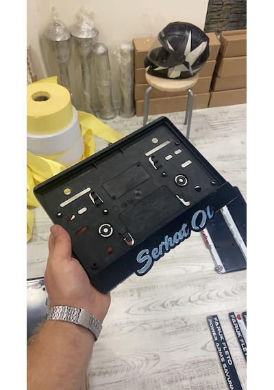 Appcity 3D Çıkıntılı Motosiklet Plakalık , Lüks Motor Plakalık 272516960