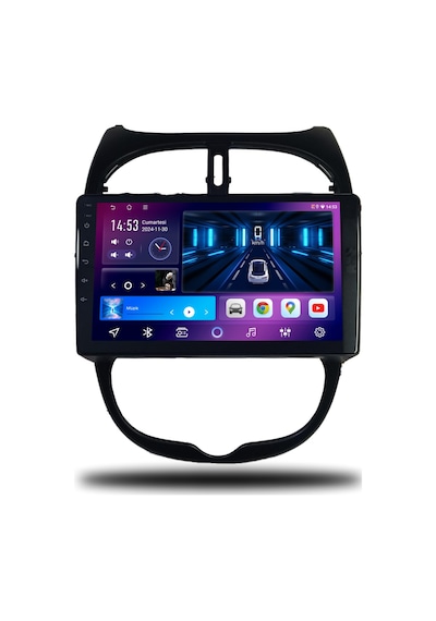 Carplayer Peugeot 206 1999-2011 Uyumlu Android Multimedya 4gb Ram 32gb Hafıza Carplayer Peugeot 206 1999-2011 Uyumlu Android Multimedya 4gb Ram 32gb Hafıza