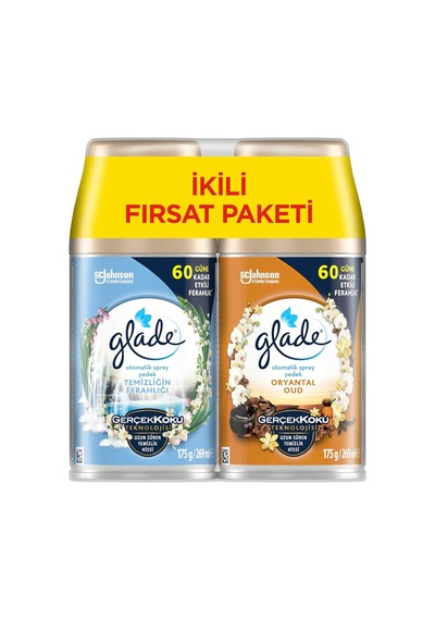Otomatik Sprey Yedek İkili, Temizliğin Ferahlığı Ve Oryantal Oud, 2x269 Ml Abundance Prosperity