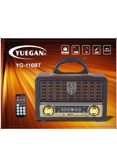 Magıcvoıce Mv-110Bt Usb/Sd/Fm/ Bluetooth  Destekli Nostaljik Radyo