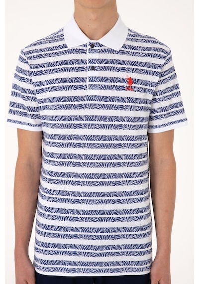 U.S. Polo Assn. Erkek Regular Fit Polo Yaka Açık Lacivert Tişört 50299671-VR059