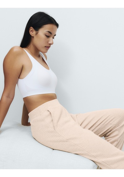 Marks & Spencer Ribana Manşet Detaylı Pijama Altı T37001805P Çok Renkli