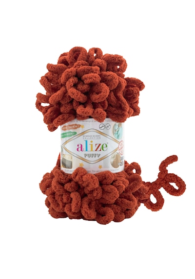 Alize 5 Adet Puffy El Örgü Ipliği 5'li Paket - 100 Gr. 9 Mt. Parmak Örgü Ipi - Şevval Tuhafiye 36