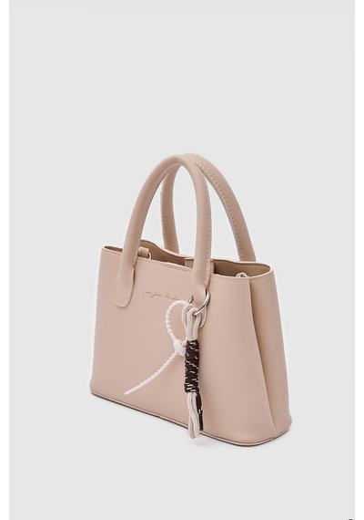 Shule Bags Ivy Kombine City El Ve Çapraz Çanta Bej