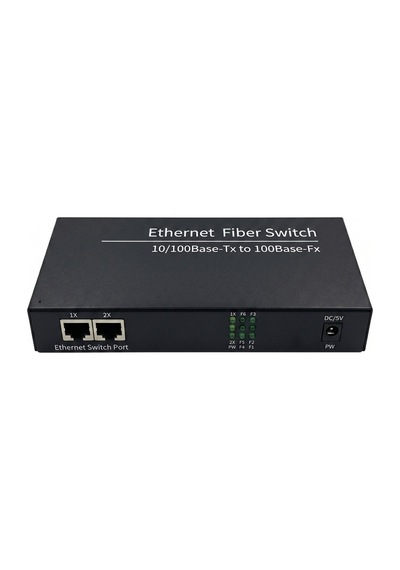 Fiber Optik+rj45 Medya Dönüştürücü 100m,6kanal Fibr,2 Rj45,25kmv