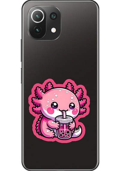 Xiaomi Mi 11 Lite Uyumlu Şeffaf Kılıf New Minies 4 Tasarımlı