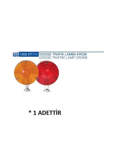 Trafik Lamba Nikellı Krom Dodge Kamyon / Üniversal Kamyon Kamyonetler İçin - Işıksan 1009l 1 Adettir