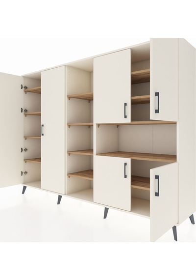 Hyperion Dolap 13 Raflı 6 Kapaklı 220x44x163 Aytaşı-aytaşı/çam Aytası/atlas Çam - Aytası Hyperion Dolap 13 Raflı 6 Kapaklı 220x44x163 Aytaşı-aytaşı/çam Aytası/atlas Çam - Aytası