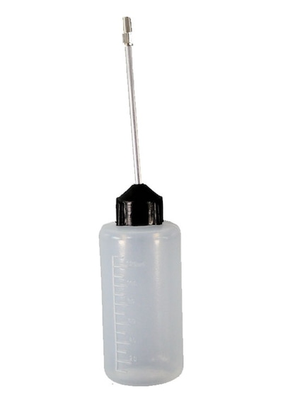 120Ml Plastik Şeffaf Metal Uçlu Kapaklı - Çok Amaçlı Yağdanlık