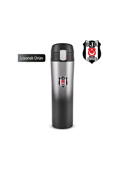 Karaca X Beşiktaş Çelik Sızdırmaz Termos Kutulu 450 Ml Gümüş
