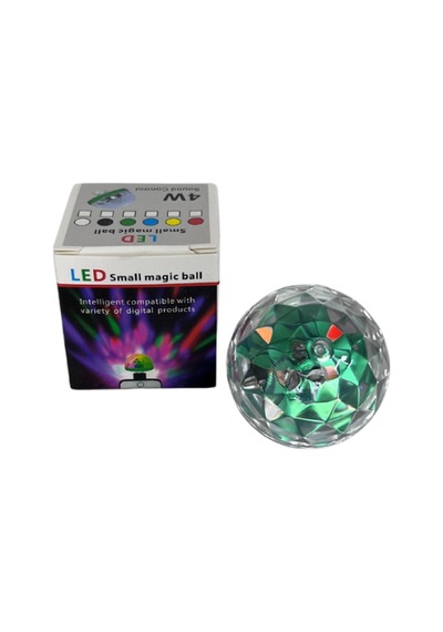 Araç İçi Sese Duyarlı Mini Disko Topu Led Usb'li