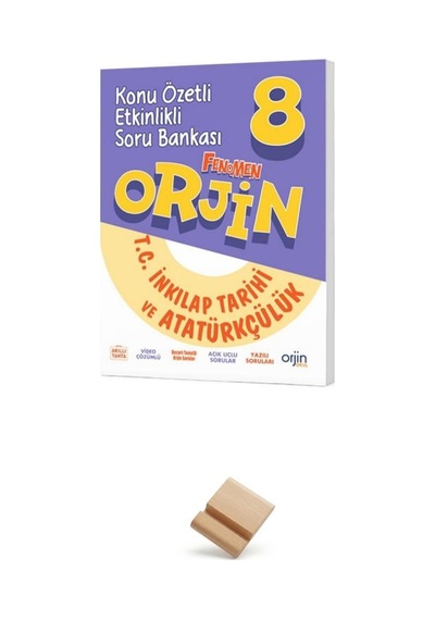 Orjin Lgs 2027 İnkılap Tarihi Ve Atatürkçülük Konu Özetli Soru Bankası + Telefon Standı