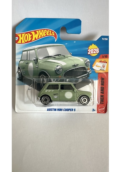 Hot Wheels Austin Mini Cooper S Yeşil