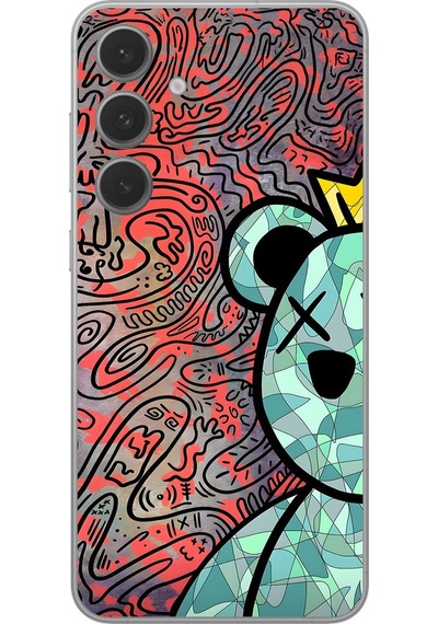 Samsung Galaxy S24+ Uyumlu Şeffaf Kılıf Graffiti 12 Tasarımlı