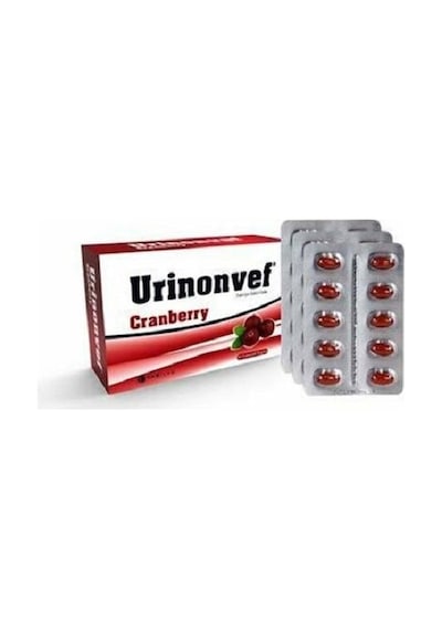 Urinonvef Cranberry Takviye Edici Gıda 30 Yumuşak   Kapsül