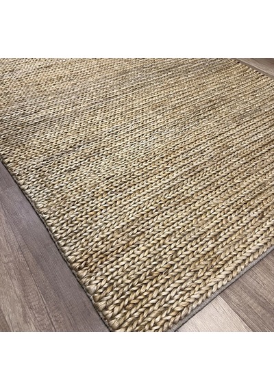 Eko Halı Flatweave Choti Cream Dekoratif Jüt Kilim