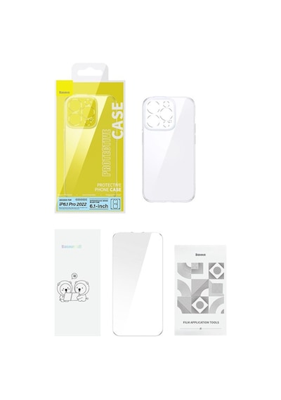 Baseus Superceramic Apple Uyumlu iPhone 14 Pro Koruyucu Kilif + Ekran Koruyuc 560647194