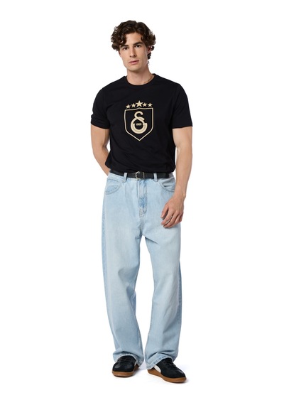 Gsstore Galatasaray Kalkan 5 Yıldız T-shirt E251395 Siyah
