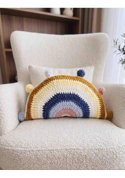 Lucky Rainbow Cushion Yastık Çok Renkli