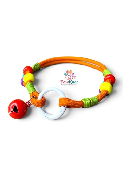 Tutti Frutti Evcil Hayvan Kedi/köpek Kolyesi Turuncu - Yeşil