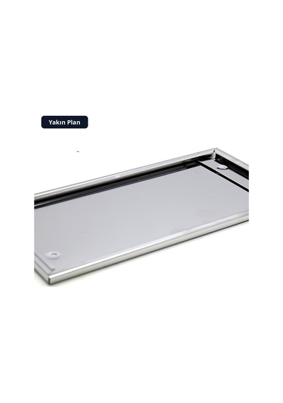 Trobus Araba Plaka Altlığı Krom Dikdörtgen Plakalık Vidalı 30x16 Cm