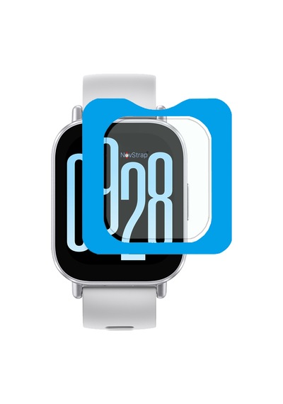 Novstrap Xiaomi Redmi Watch 5 Active İle Uyumlu Ekran Koruyucu Temperli Cam Kolay Uygulama Aparatlı