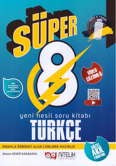 Nitelik 8.Sınıf Yeni Nesil Süper Türkçe Soru Bankası