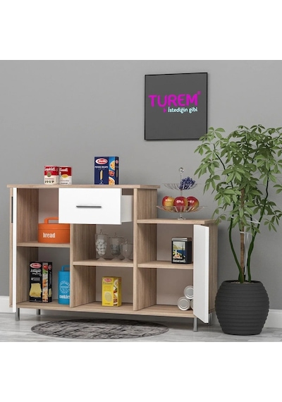 Evora Çok Amaçlı Dolap Mdf Beyaz Evora Çok Amaçlı Dolap Mdf Beyaz