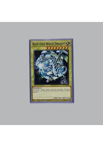 Yu-gi-oh Türkçe Mavi Gözlü Beyaz Ejder Kartı