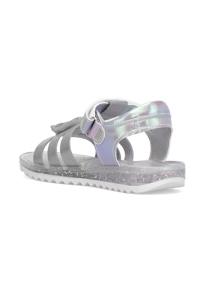 Elit Şa-p-034-25y Patik Kız Çocuk Düz Sandalet Gümüş Gümüş