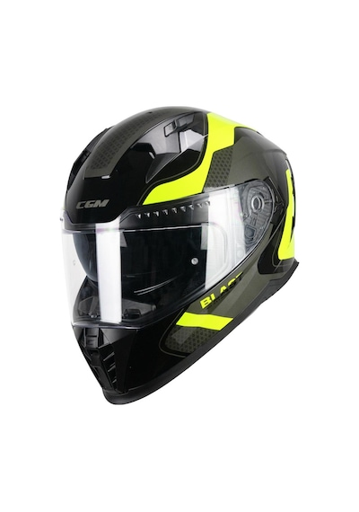 Cgm 311R Blast Race Kapalı Kask Sarı Siyah