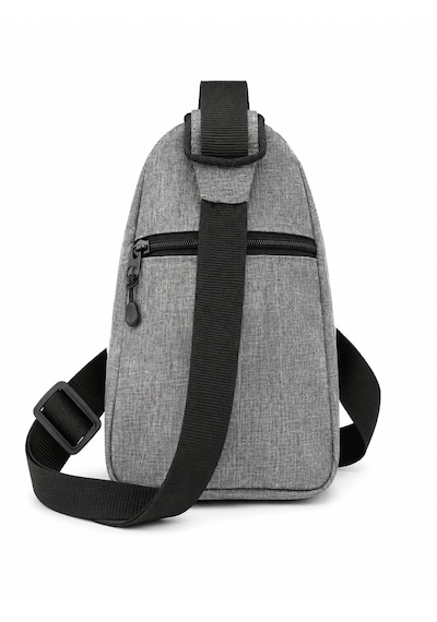 Bady Bag Çok Bölmeli Çapraz Erkek Omuz Çantası Günlük Kullanım İçin Pratik Tasarım gri