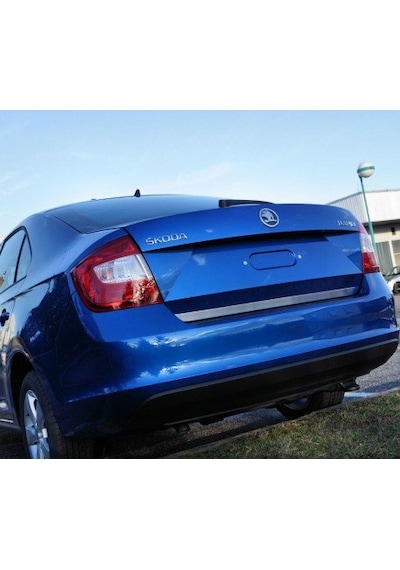 Skoda Rapid Krom Bagaj Alt Çıta 2013 Ve Üzeri Kalp