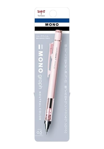 Tombow Mono Graph Neutral 0.5 Mm Mekanik Kurşun Kalem Mat Pembe / Dpb-141c