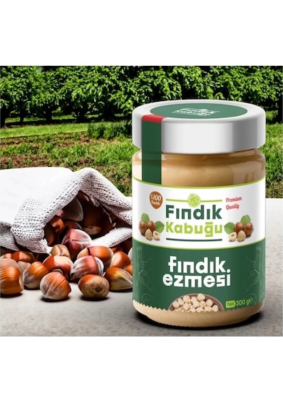 Fındık Kabuğu %100 Fındık Ezmesi 300 Gr X 4 Paket