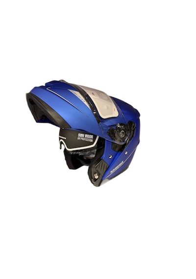 Shiro Discover Sv Çene Açılır Kask Mat Mavi