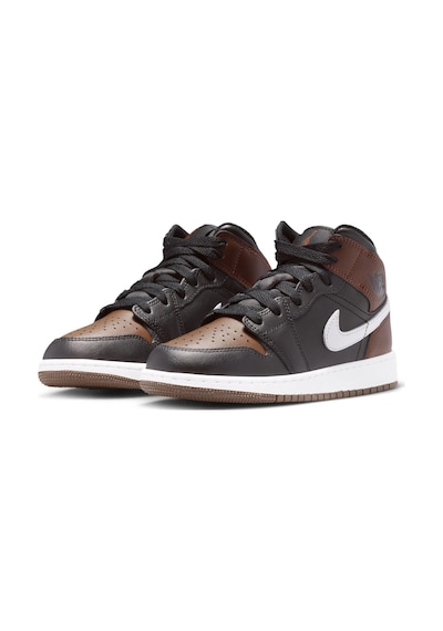 Nike Jordan 1 Mid Gs Kahverengi Basketbol Ayakkabısı Io3391-237 Çok Renkli
