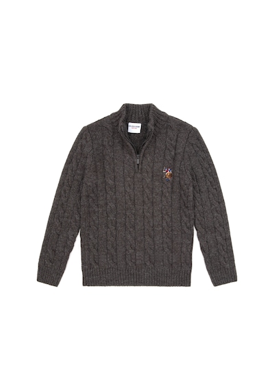 U.S. Polo Assn. U.s. Polo Assn. Erkek Çocuk Antrasit Melanj Kazak /triko 50315628-vr081