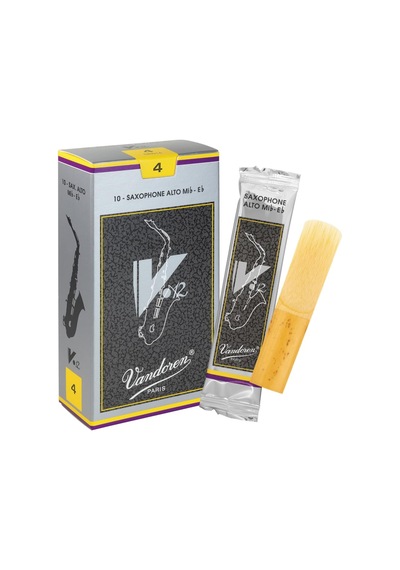 Vandoren Sr614 Alto Sax V.12 Reeds Strength 4 10'lu Kutu, Siyah